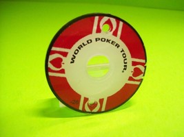 World Poker Tour Original UNUSED Pinball Machine Plastic Game Red Poker Chip - £14.98 GBP