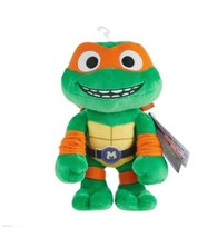 MICHELANGELO 2023 Teenage Mutant Ninja Turtle Mayhem Movie 8&quot; Plush Stuffed TMNT - $23.36