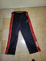 Vtg Nike NBA Authentics Miami Heat Warm Up Tear Away Pants XL - £34.33 GBP