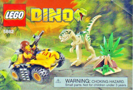 Instruction Book Only For LEGO DINO Ambush Attack 5882 No Bricks or Figs - $6.50