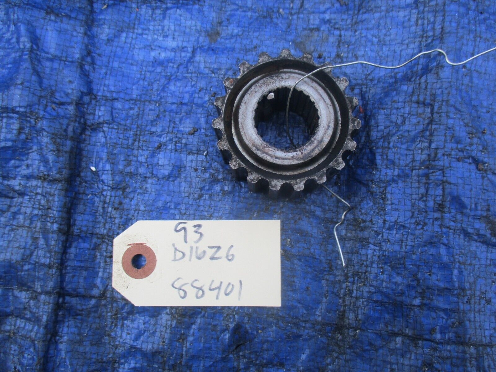 92-95 Honda Civic D16Z6 timing belt gear OEM engine motor D16 D15 D15B7 VX - $39.99