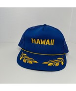 Vintage Hawaii Headwear 1980’s Blue Mesh Trucker Hat Cap Magnum PI Adult... - $14.13
