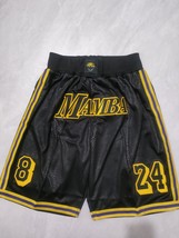 Los Angeles Lakers Classic Black Mesh Pockets Shorts - $31.20