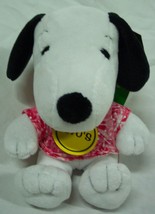 Peanuts 1970s Snoopy In TYE-DYED T-SHIRT 6&quot; Plush Stuffed Animal Toy Dan Dee New - £11.61 GBP