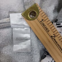 Disney Mickey Mouse Youth Medium Hoodie Gray All Over Print Pullover Sweatshirt image 5