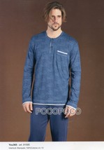 Pajamas Seraph Men&#39;s Long Sleeve Warm Cotton You 365 LINCLALOR 91595/91596 - £26.80 GBP