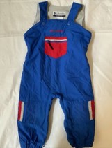 Vintage Kids Toddler baby Columbia Snow Ski Winter Suit Pants Overalls 24 Mos - £23.57 GBP