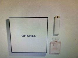 New Coco Chanel Mademoiselle Gift Box Set Eau De Parfum 3.4 &amp; 0.7 oz Twi... - $194.50
