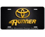 Toyota 4Runner Inspired Art Gold on Mesh FLAT Aluminum Novelty License T... - $17.99
