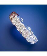 Earth mined Diamond 5 carat Deco Wedding Band Platinum Eternity Annivers... - €13.108,96 EUR