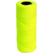 Masonry Mason&#39;s Line Twisted Nylon 1000&#39; Yellow Sz 186&quot; Core - $30.27