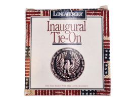 Longaberger Inaugural Tie-On 1997 Pewter Eagle USA - £5.51 GBP