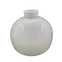 Vintage Milk Glass Lamp Shade GWTW Hurricane with Ground Bottom Edge 9 1... - $39.60