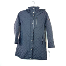 Ralph Lauren Womens Petite PS Black Quilted Button Down Jacket NWT CE32 - £94.28 GBP