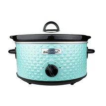 Brentwood 3.5 Quart Diamond Pattern Slow Cooker in Blue - $104.99