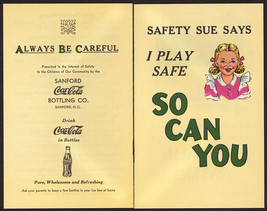 Vintage 1951 Coca Cola Giveaway Booklet with Safety Sue, very Nice!!. - $7.70