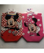 New Disney Mickey &amp; Minnie Mouse 2 Pack Small 9&#39;&#39; x 7&#39;&#39; Bags - 4 Bags - $17.17 CAD