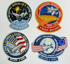 Collectible Lot 4 Assorted 1985 NASA Space Shuttle Flight Patches - £14.45 GBP