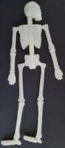 Halloween Glow in Dark Human Skeletons Dangling Articulate Plastic 18”Hx8”Wx2&quot;D - £2.28 GBP