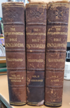 Popular And Critical Bible Encyclopaedia Scriptural Dictionary 3 Volumes 1907 - £80.38 GBP