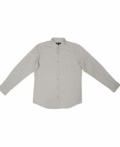 International Concepts INC Men&#39;s Shadow Stripe Denim Shirt French Vanilla-XSmall - £11.24 GBP