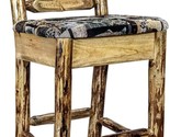 Montana Woodworks Glacier Country Collection Counter Height Barstool wit... - $598.99