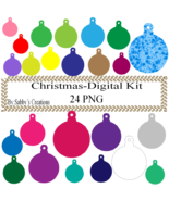Christmas-Digital Kit-Jewelry Tag-Clipart-Art Clip-Gift Tag-T shirt-Digi... - $1.99