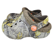 Crocs Classic Realtree Toddler Baby Shoes Fleece Sherpa Lined 8 9  Camouflage - $14.50