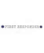 EMS EMT FIRST RESPONDER STATIC WINDOW DECAL - First Responder 18&quot; window... - $36.34 MXN