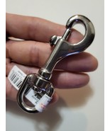 3 1/2&quot; Stainless-steel snap hook with 5/8&quot; swivel eye. sailing ropes, li... - $9.81