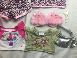 BABW Lot of Build A Bear Girls Outfits Clothes Shoes Backback #1 - £30.65 GBP