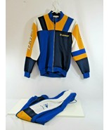 Dunlop Motorsport Kids Track Suit Racing Pants Jacket Youth 160 VTG Blue... - £53.36 GBP