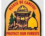 Smokey the Bear Be Careful Protect Our Forest from Fires 4&quot; Stickers  - £7.11 GBP