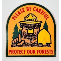 Smokey the Bear Be Careful Protect Our Forest from Fires 4&quot; Stickers  - £7.15 GBP