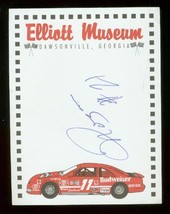 Morgan SHEPERD-NASCAR Racing Autograph On Bill Elliott Museum Note Pad FN/VF - £19.48 GBP
