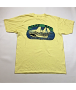 Vintage Mary Day Schooner Camden Maine Size Large Yellow T-Shirt Made in... - $470.04 MXN