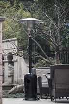 LEGACY HEATING 47000 Btu Propane Patio Heater, Hammered, Black - $329.71 CAD