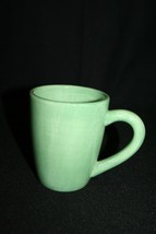 Tabletops Gallery Corsica Jade Green Coffee Tea Shave Replacement Mug Cup - $39.95