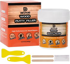 White Wood Filler, White Wood Putty Filler Paintable, Stainable &amp; Quick Drying - - £16.52 GBP