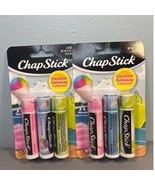 Chapstick Vacation Getaway Collection Cotton Candy Snow Cone Limeade - 2... - £13.41 GBP