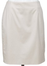 AKRIS PUNTO Beige Skirt Pencil Cotton Dress Straight Beige Clothing US 8... - $118.75