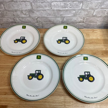 Gibson John Deere Tractor Set Of 4 Collectable Dinner Plates 11-1/4 " - £27.68 GBP