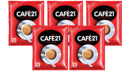 5 Packs 125 Sticks CAFE21 2IN1 Instant Coffee Mix No Sugar Added Dhl Express - £57.01 GBP