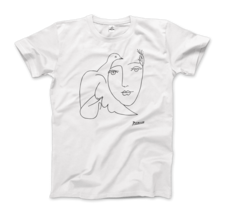 Pablo Picasso Peace (Dove and Face) Artwork T-Shirt - £18.16 GBP+