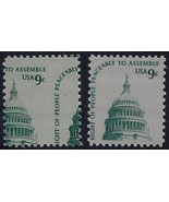 1591 - 9c Huge 2-Way Misperf Error / EFO &quot;Capitol&quot; Mint NH - €9,39 EUR