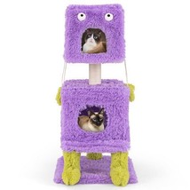 Monster-Themed Cat Tower with 2 Private Condos - $91.00