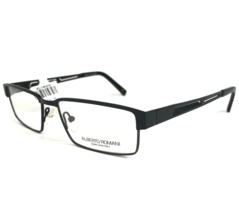 Alberto Romani Eyeglasses Frames AR 810 BK Black Rectangular Full Rim 52-16-145 - £44.50 GBP