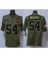 Men's Fred Warner #54 Stitched Jersey Olive Black - $45.00