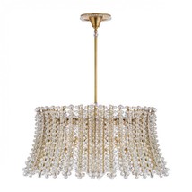 MV3005 SERAFINA  LARGE DRUM CRYSTAL CHANDELIER - $4,290.00