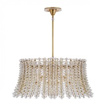 MV3005 SERAFINA  LARGE DRUM CRYSTAL CHANDELIER - £1,677.05 GBP - £6,334.48 GBP